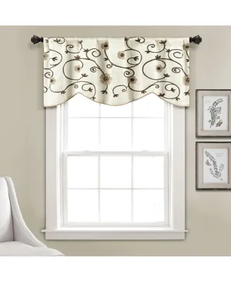 Royal Garden Valance Neutral Single 18x42