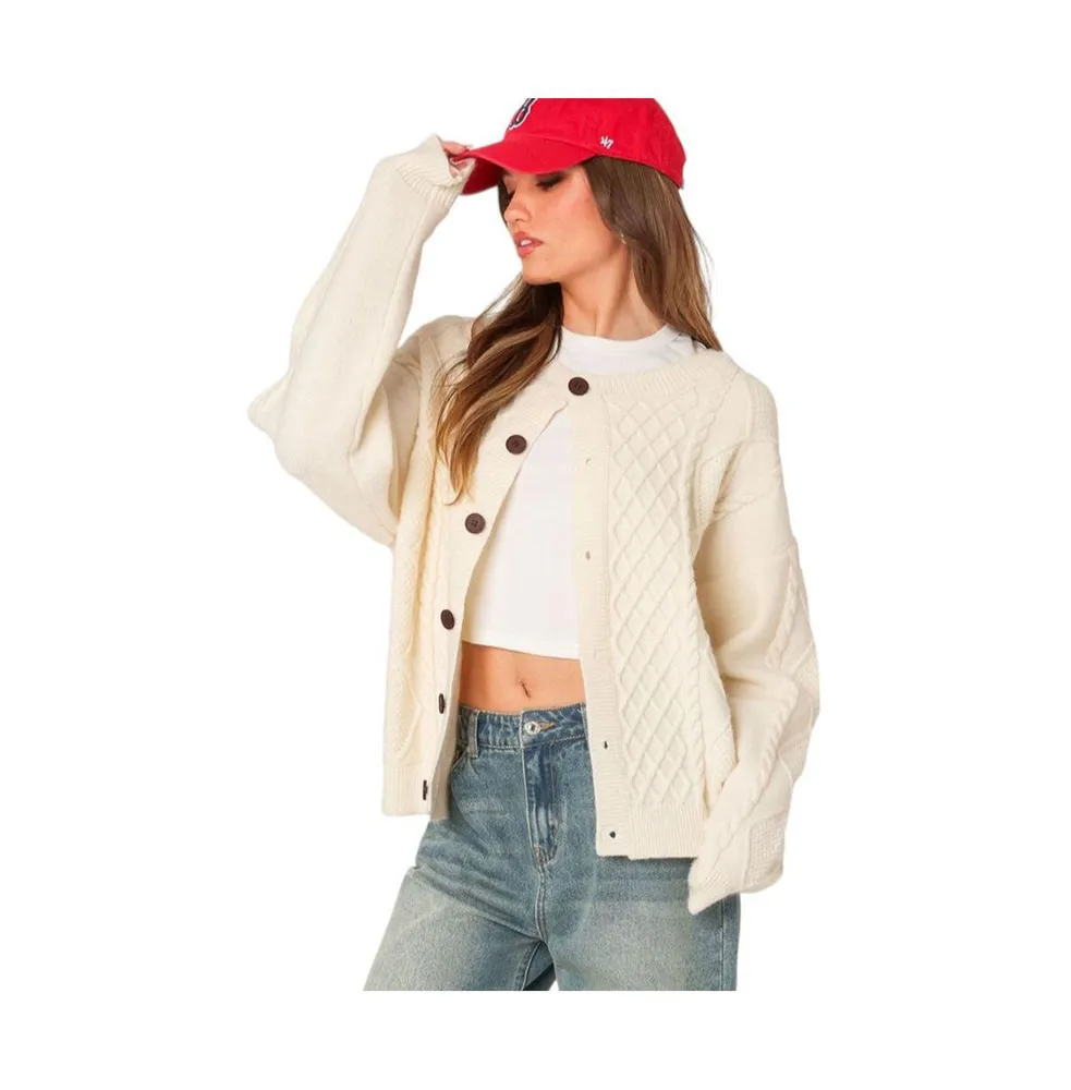 Women's Rory oversized cable knit cardigan