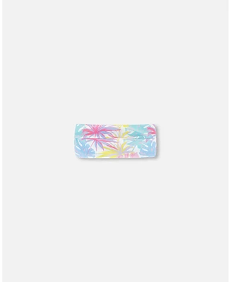 Girl Swimwear Headband Palm Leaf Pastel Print - Toddler Child