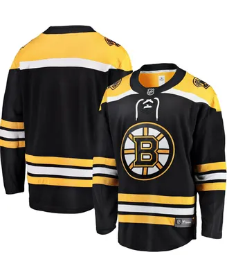 Men's Fanatics Black Boston Bruins Breakaway Home Jersey