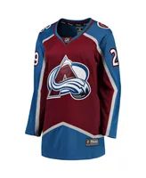 Women's Fanatics Nathan MacKinnon Maroon Home Breakaway Player Jersey