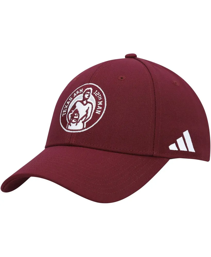 Men's adidas Maroon Texas A&M Aggies 12th Man Adjustable Hat