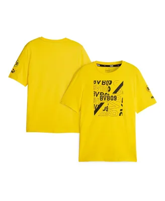 Men's Puma Yellow Borussia Dortmund FtblCore Graphic T-shirt