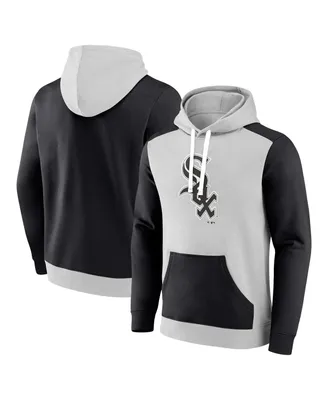 Men's Fanatics Gray, Black Chicago White Sox Arctic Pullover Hoodie