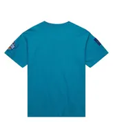 Men's Mitchell & Ness Teal Charlotte Hornets Hardwood Classics Nights Premium T-shirt