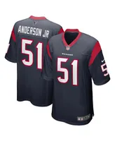 Men's Nike Will Anderson Jr. Navy Houston Texans 2023 Nfl Draft First Round Pick Game Jersey