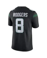 Men's Nike Aaron Rodgers Black New York Jets Vapor Untouchable Limited Jersey