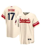 Men's Nike Shohei Ohtani Cream Los Angeles Angels 2022 City Connect Replica Player Jersey