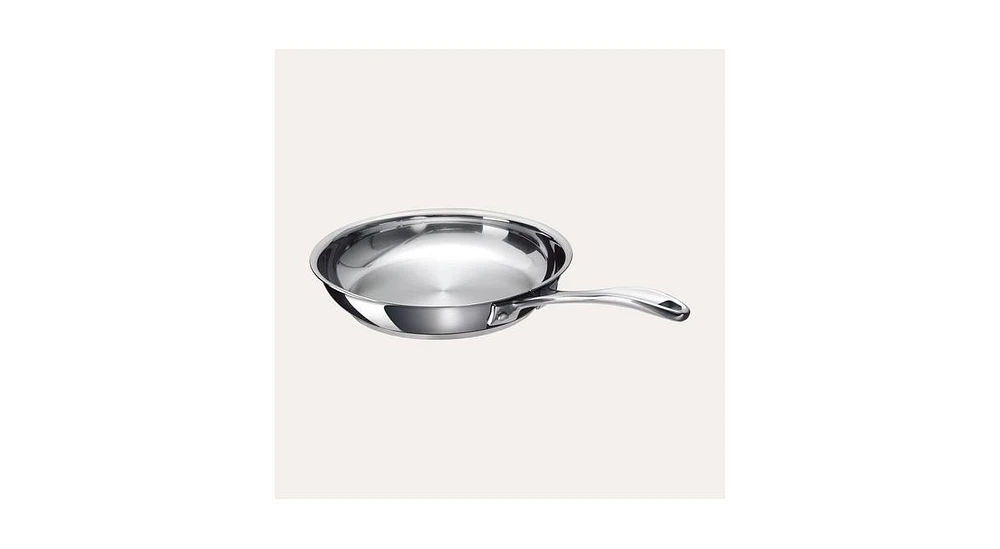 Alva Chef 11" Stainless Steel Frying Pan - Non-Toxic Pfas/Pfoa/Ptfe Free, Stay-Cool Handle - Induction Ready - Oven & Dishwasher Safe
