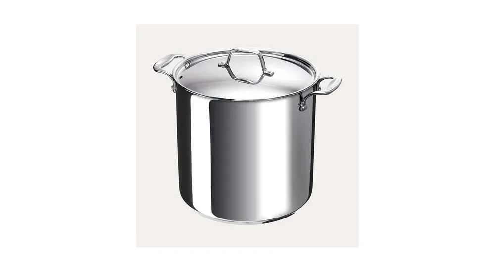 Alva Chef Stainless Steel Stock Pot with Lid, 10.5 Qt