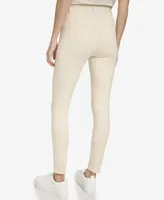 Andrew Marc Sport Women's Light Weight Stretch Twill Full Length Pull on Pant