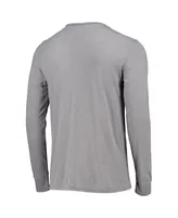 Men's Concepts Sport Gray Tampa Bay Buccaneers Takeaway Henley Long Sleeve Sleep T-shirt