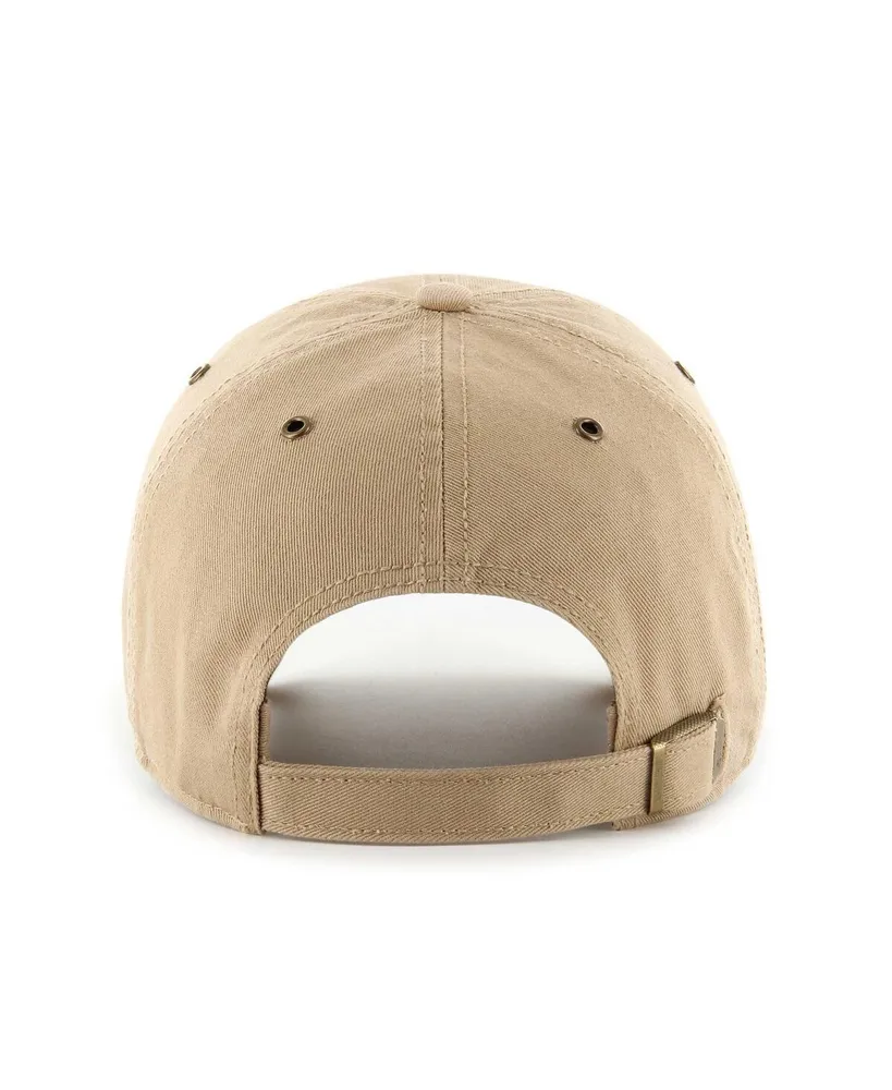 Men's '47 Brand Khaki Tampa Bay Buccaneers Overton Clean Up Adjustable Hat