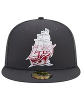 Men's New Era Graphite Tampa Bay Buccaneers Color Dim 59FIFTY Fitted Hat