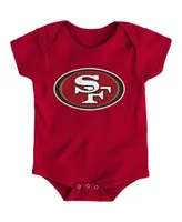 Baby Boys and Girls Scarlet San Francisco 49ers Team Logo Bodysuit