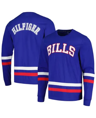 Men's Tommy Hilfiger Royal, Red Buffalo Bills Nolan Long Sleeve T-shirt