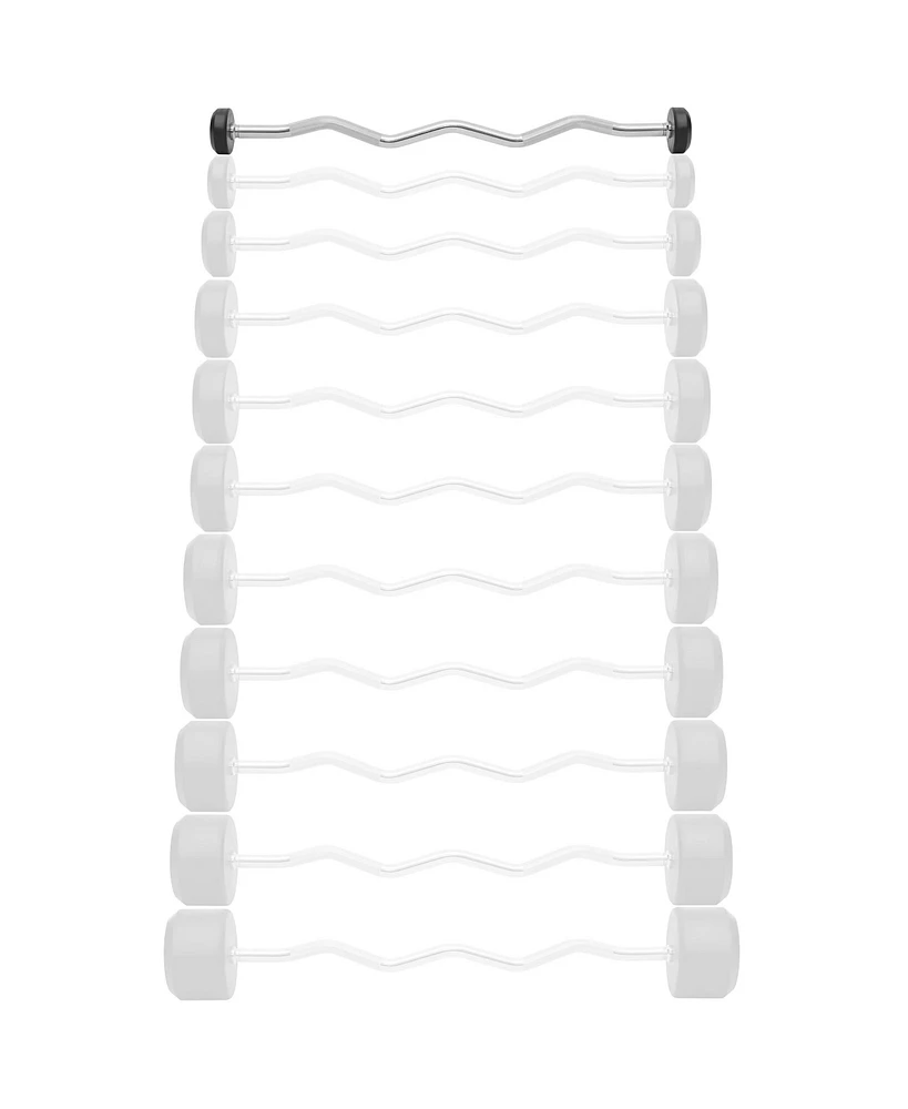 Philosophy Gym Rubber Fixed Barbell