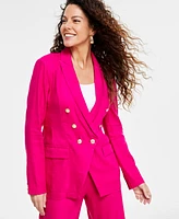 I.n.c. International Concepts Women's Double-Breasted Blazer, Created for Macy's