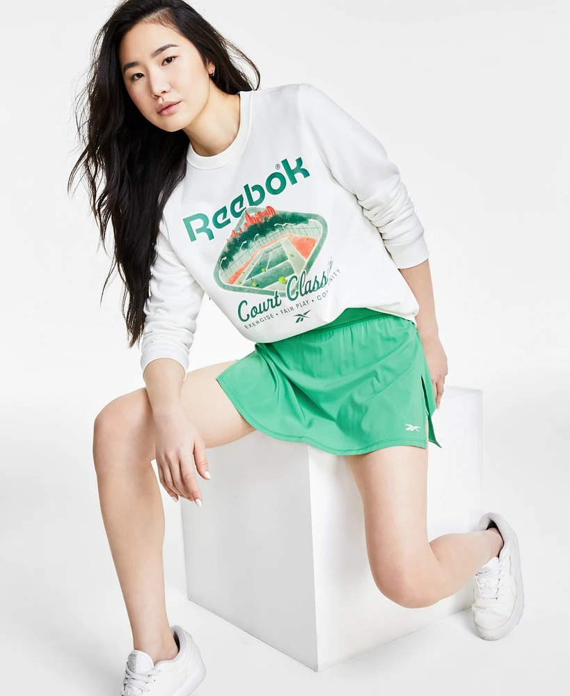 Reebok Women's Court Sport Crewneck Sweatshirt