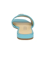 Guess Women's Tamsea One Band Square Toe Slide Flat Sandals