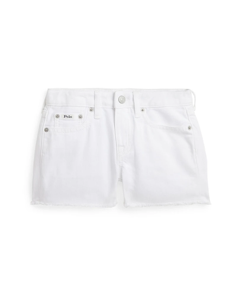 Polo Ralph Lauren Toddler and Little Girls Frayed Denim Shorts