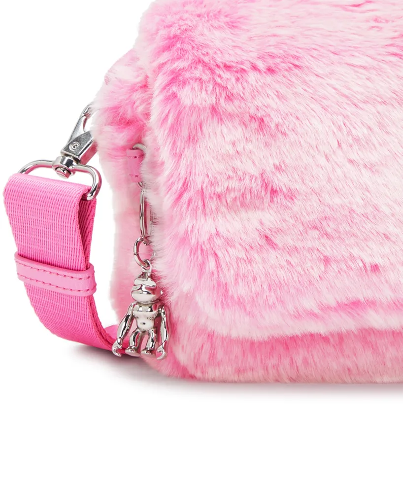 Kipling Aras Furry Shoulder Bag