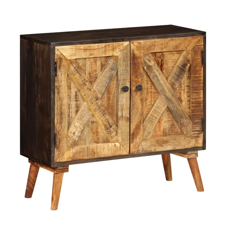 Sideboard Solid Mango Wood 33.5"x11.8"x29.5