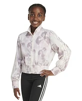 adidas Big Girls Long Sleeve Full-Zip Printed Fashion Track Jacket