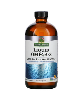 Nature's Answer Liquid Omega-3 Deep Sea Fish Oil Epa/Dha Orange - 16 fl oz (480 ml) - Assorted Pre