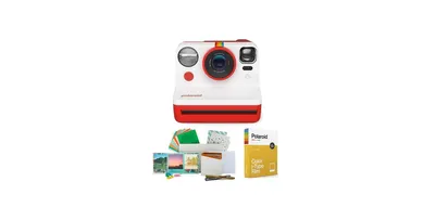 Polaroid Now Instant Camera Generation 2 (Red) w/Film Kit & Color Instant Film - Assorted Pre