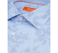 Tallia Men's Slim-Fit Floral Stencil Oxford Dress Shirt