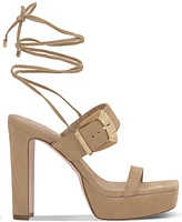 Jessica Simpson Caelia Lace-Up High Heel Platform Dress Sandals