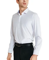 Tallia Men's Slim-Fit Solid Poplin Dress Shirt