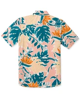 Volcom Big Boys Leaf Pit Floral Woven Shirt