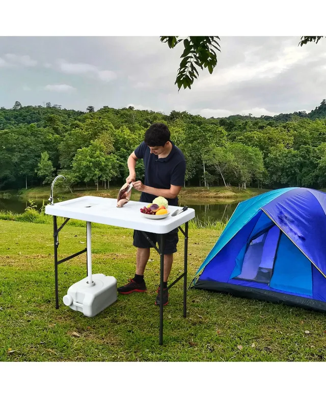 Sugift 2-in-1 Folding Fish Cleaning Table