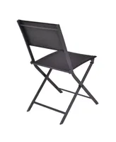 Set of 4 Outdoor Patio Folding Chairs