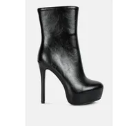 London Rag Marsha High Platform Stiletto Ankle Boots