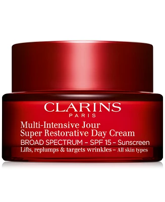 Clarins Super Restorative Day Moisturizer With Spf 15 Sunscreen