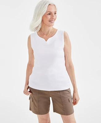 Style & Co Women's Sweetheart-Neck Sleeveless Top, Xs-4X, Created for Macy's
