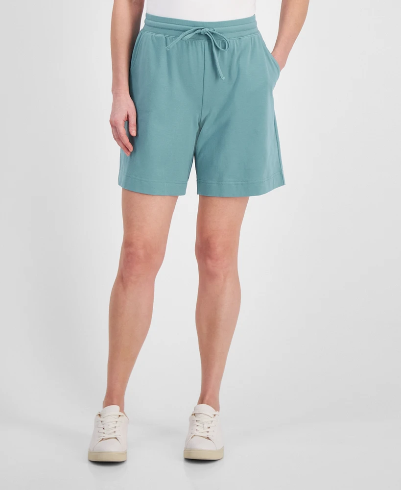 Style & Co Women's Mid Rise Sweatpant Shorts, Created for Macy's