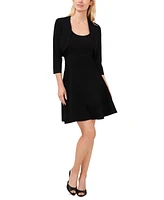 CeCe Women's Rib Knit Open-Front Shrug Sweater