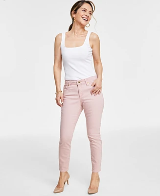 I.n.c. International Concepts Petite High-Rise From-Fitting Slim Jeans, Created for Macy's