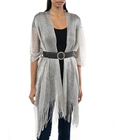 I.n.c. International Concepts Women's Metallic Topper, Created for Macy's