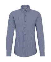 Boss by Hugo Boss Men's Printed Performance-Stretch Slim-Fit Dress Shirt