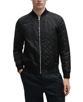 Boss by Hugo Boss Men's 3D-Effect Monogram Regular-Fit Jacket