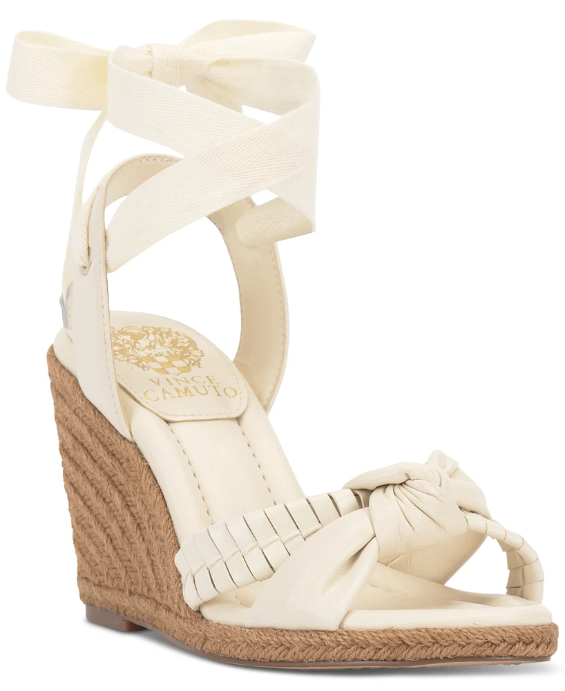 Vince Camuto Floriana Lace-Up Espadrille Wedge Sandals