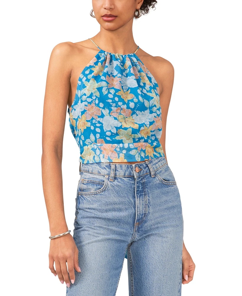 1.state Women's Printed Halter Top