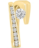 Effy Diamond Abstract Channel-Set Statement Ring (3/4 ct. t.w.) in 14k Gold