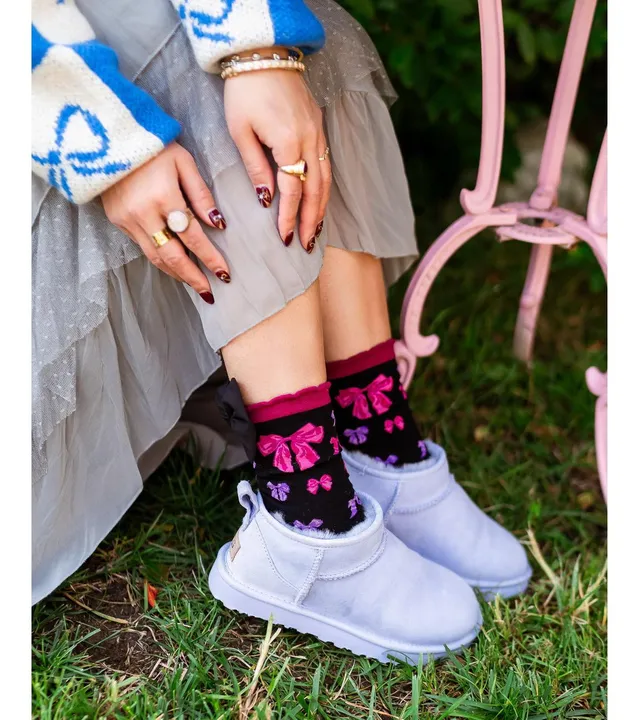 Ruffle Ankle Socks Bridgerton Style - Sock Candy