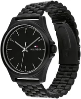 Tommy Hilfiger Men's Quartz Black Stainless Steel Watch 42mm